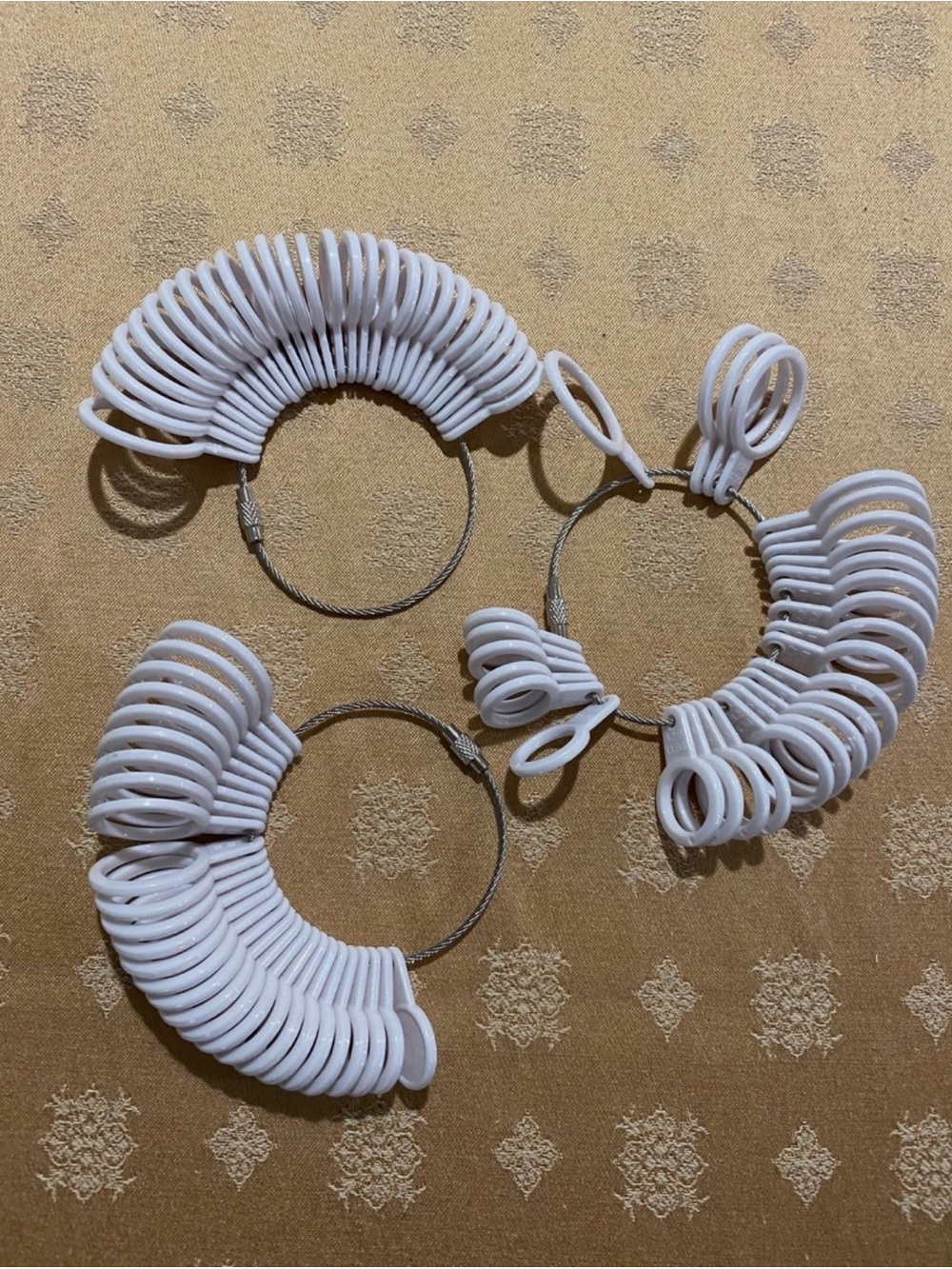 White Ring Sizers Set – Jewelry Sizing Gauge